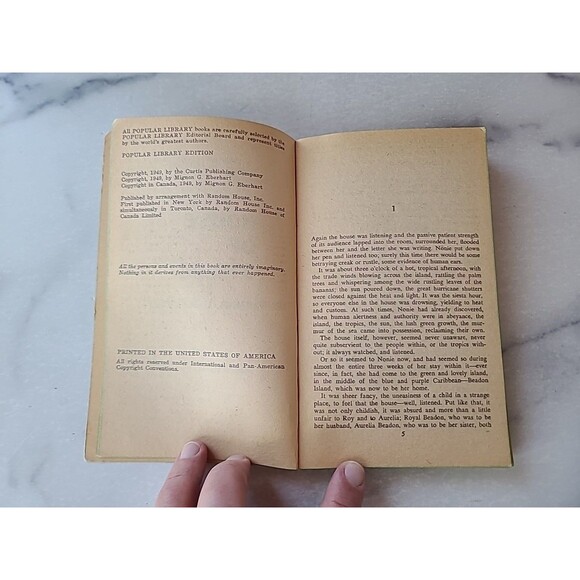 House Of Storm By Mignon G. Eberhart Paperback - Picture 4 of 10